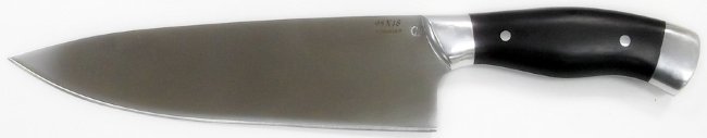 Нож МТ-42 кухонный (сталь 95х18, черный граб, аллюминий)