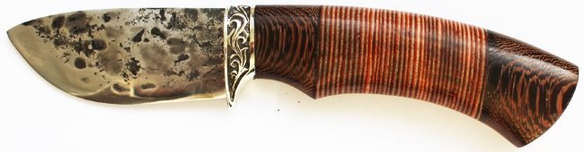 Нож Ёжик (сталь 9ХС, венге, кожа)